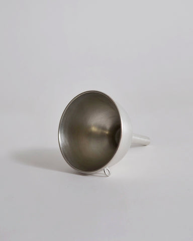 Copper funnel with tin plating by Azmaya on a gray background