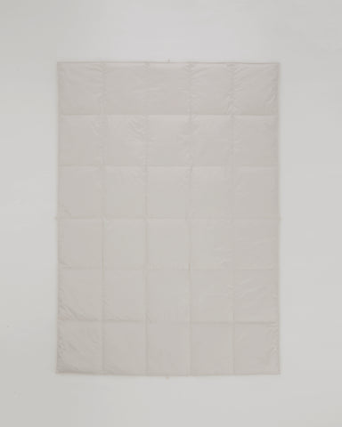 Flat view of Medium Duvet by Iwata on a gray background