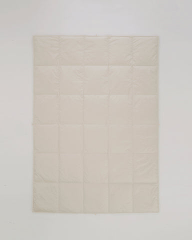 Flat view of Heavy Duvet by Iwata on a gray  background