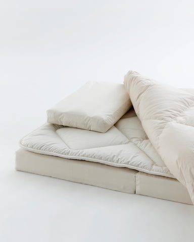 Futon Set by Iwata on a gray background