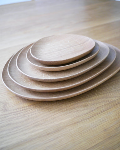 Reclaimed White Oak Wood Tray - Large