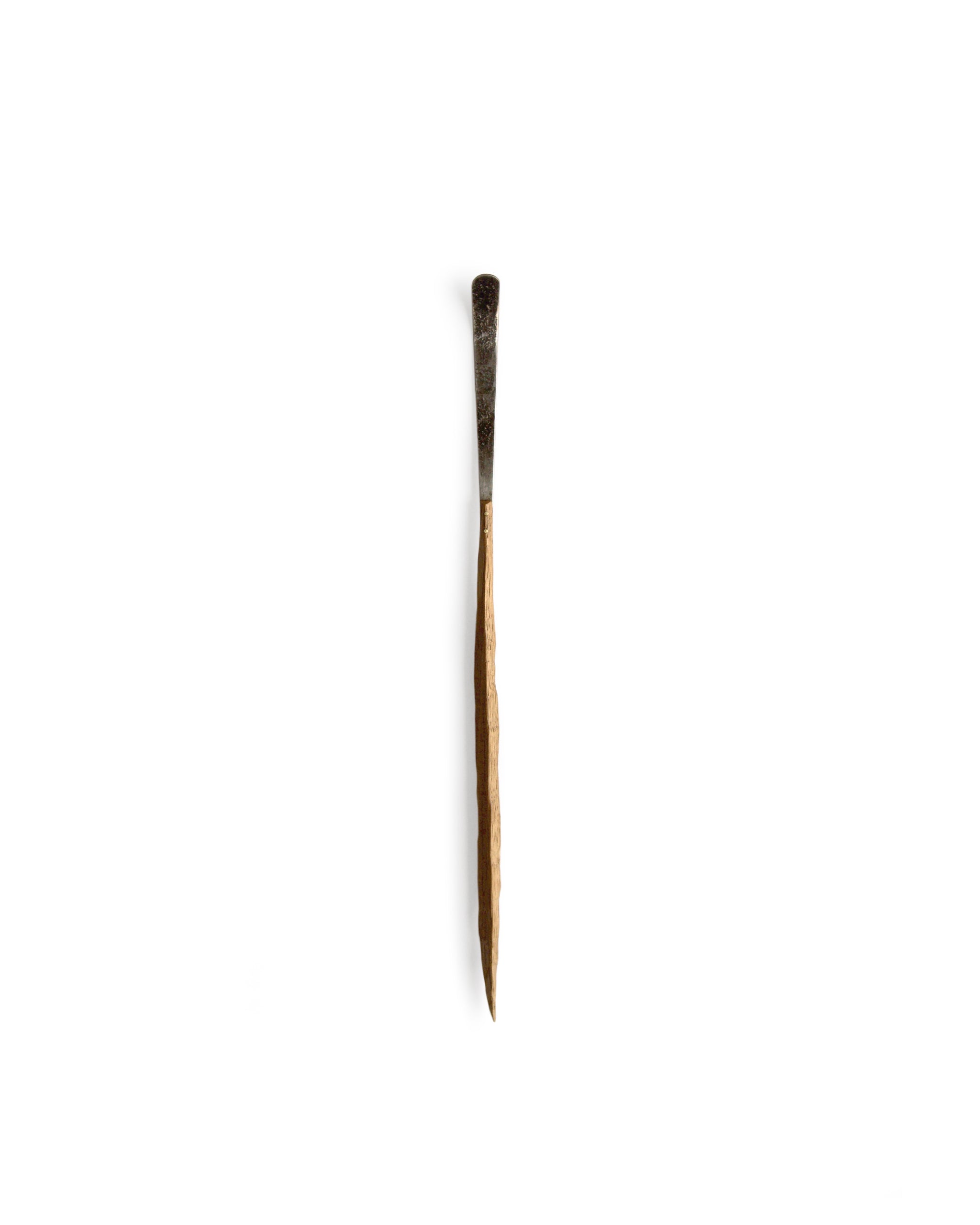 Oak Sprout Chashaku Tea Ladle - Straight