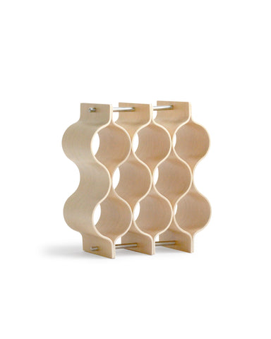 Wood Wine Rack - White Oak