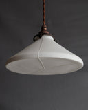 Porcelain Pendant - Fine Line Cone M