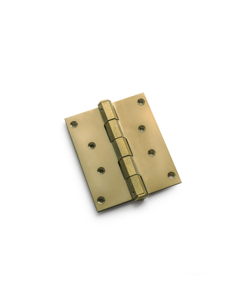 Matureware Brass Flat Hinge Large open