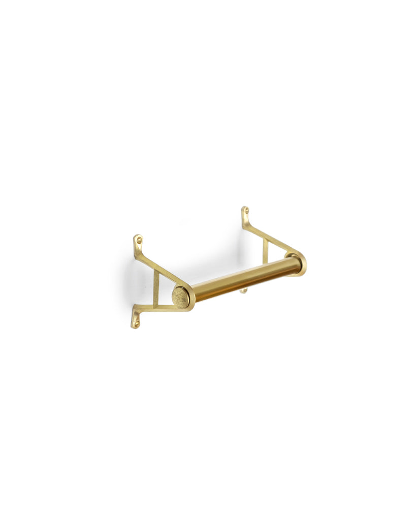 Matureware by Futagami Brass Pipe Bracket Set Small One toilet roll bar