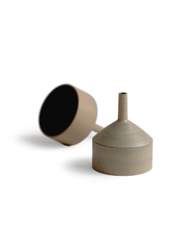 Ryuji Mitani Wooden Urushi Funnel Small  and Large