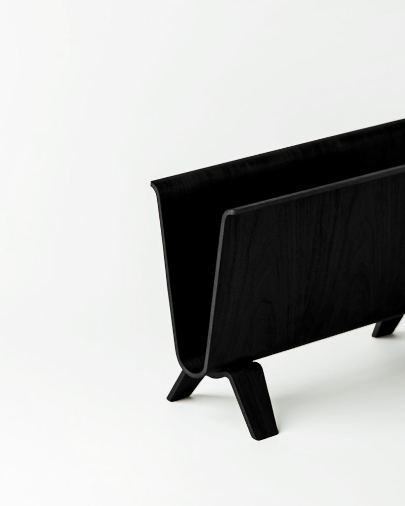 Black Ash Magazine Rack