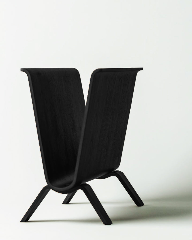 Black Ash Magazine Rack