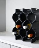 Wood Wine Rack - Black Ash