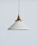 Porcelain Pendant - Fine Line Cone M
